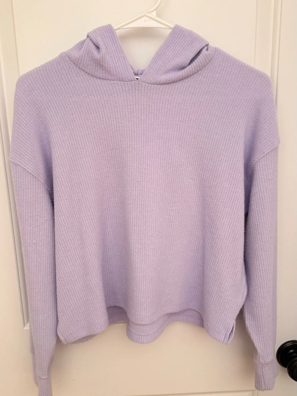 Old Navy Lavender Ribbed Hooded Sweater – Girls XL 14–16